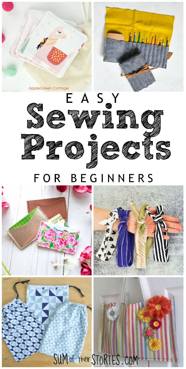 Easy Sewing Projects that are perfect for beginners — Sum of their Stories  Craft Blog